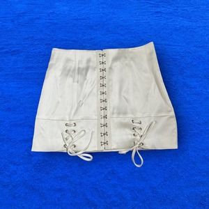 Dolls Kill Lioness Infatuation Mini Skirt Small Women’s White